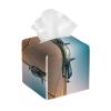 Airplane Print PVC Leather Tissue Box Holder Napkin Facial Tissues Holder Dispenser for Bathroom Home view 1