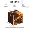 African Animals2 Print PVC Leather Tissue Box Holder Napkin Facial Tissues Holder Dispenser for Bathroom Home view 4