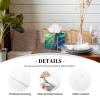 Dark Northern Lights Print PVC Leather Tissue Box Holder Napkin Facial Tissues Holder Dispenser for Bathroom Home view 3