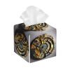 Clock Art Print PVC Leather Tissue Box Holder Napkin Facial Tissues Holder Dispenser for Bathroom Home view 1