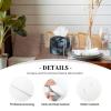 Blue Eyes Wolf Print PVC Leather Tissue Box Holder Napkin Facial Tissues Holder Dispenser for Bathroom Home view 3