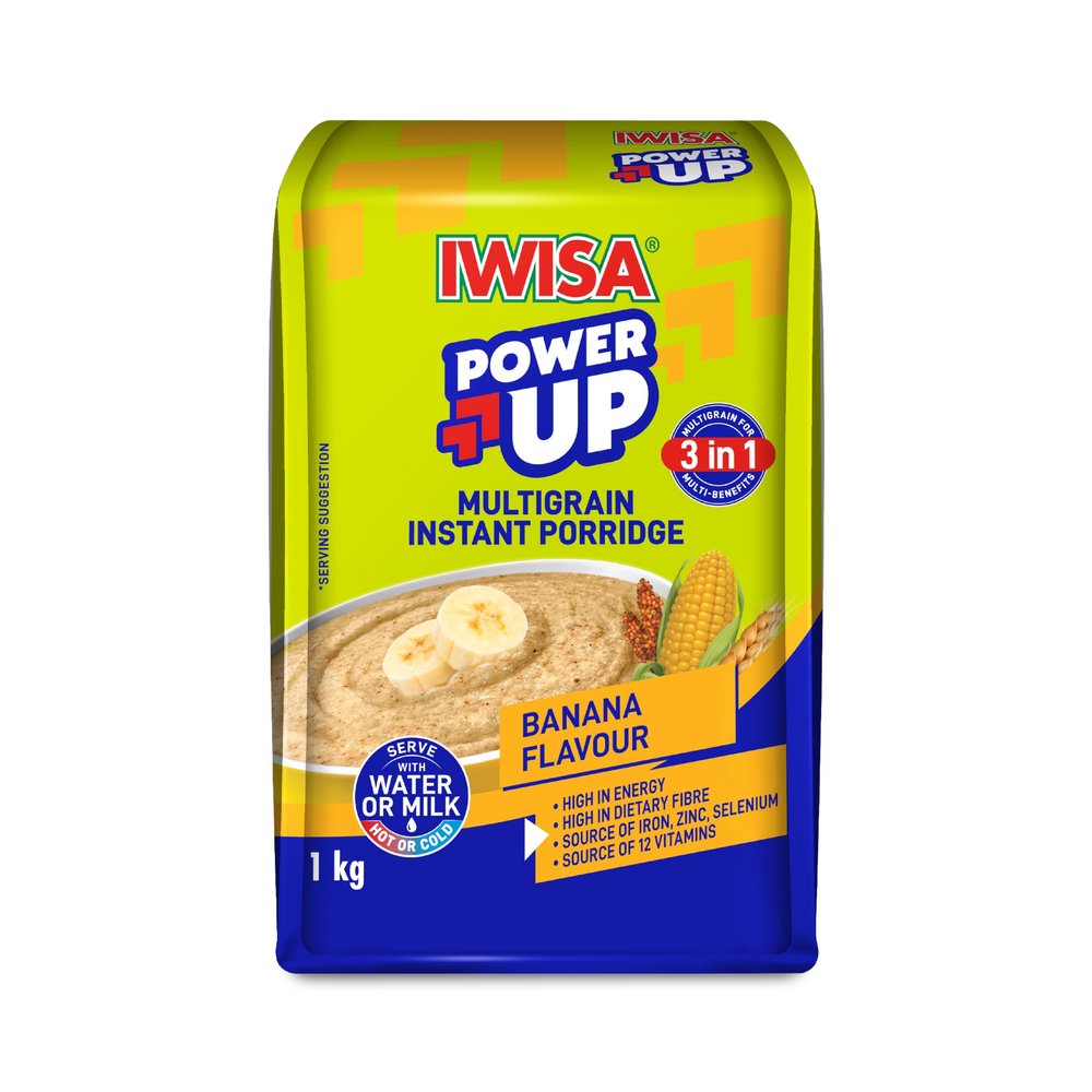 Iwisa Power Up Multigrain Instant Porridge Banana 1kg