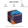 Chicago Night Print PVC Leather Tissue Box Holder Napkin Facial Tissues Holder Dispenser for Bathroom Home view 4