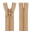 7" (17.8cm) Beige Zip - Closed-End - Dressmaking, Sewing & Craft view 1