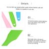 GANAZONO Silicone Wax Spatulas Random Color Hair Removal Sticks 3pcs Portable and Easy to Clean Applicator Non-stick Wax Spatulas for Hands and Feet Hair Removal view 4