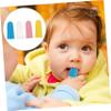 CTIRCHIU 4pcs Finger Toothbrush Silicone Boy Girl Boy Girl Teeth Cleaner Soft Brush for and Oral Care at Home Travel view 4