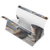 Bald Eagle Flying Tissue Box Cover Modern PU Leather Tissue Case Stylish High-end Facial Paper Organizer Dispenser for Bathroom Vanity Countertop Nightstands Desk view 2