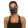 Reusable Cloth Face Mask,Pink Flamingos with Tropical Flowers Adult Washable Face Cover With Adjustable Earloops Nose Wire view 4