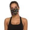 Reusable Cloth Face Mask,Vintage Ornate Floral Adult Washable Face Cover With Adjustable Earloops Nose Wire view 4