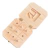 9 Hole Wooden Pegboard - Wooden Pegboard For Finger Dexterity | Hand Coordination Trainer | Dexterity Training Pegboards With Woodens Pegs, Fine Motor Skill Builder, Finger Strength Exercise Tool view 1
