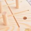 9 Hole Wooden Pegboard - Wooden Pegboard For Finger Dexterity | Hand Coordination Trainer | Dexterity Training Pegboards With Woodens Pegs, Fine Motor Skill Builder, Finger Strength Exercise Tool view 2
