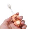 Stakee Kids Toothbrush, 2 Pcs Cute Capybara Toothbrush, Super Soft Bristles for Gentle Cleaning, Toddler Toothbrush for Children Aged 0-5 Years view 4
