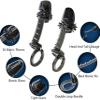 2 Black Wear-Resistant Multifunctional Outdoor Fitness Birdcages, Suitable For Beginners, Couple Gift - D5-Uk view 4