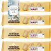 Extra Cream Custard Creams, Vanilla Custard Flavoured Biscuits Bundle 165g (4 Packs) - By Oerich Gift view 1