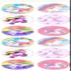 12 Pre-Cut Unicorn Rainbow Design Edible Wafer Paper Cake Toppers Decorations view 2