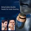 Capsule Razor, Mini Portable Electric Shaver for Men, Travel Razor, Waterproof Washable Rotary Shaver with Nose Hair Trimmer (Black) view 2