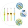Beatifufu 4pcs Kids Cartoon Bristle Toothbrush Set Soft Bristles Teeth Cleaning Tool for Children 2-10 Years Old Baby Oral Care view 3