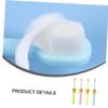 Beatifufu 4pcs Kids Cartoon Bristle Toothbrush Set Soft Bristles Teeth Cleaning Tool for Children 2-10 Years Old Baby Oral Care view 4