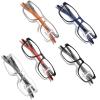 1 Pack Progressive Multifocus Photochromic Reading Glasses For Women Men, Comfortable And Flexible, Sports Anti-blue Light Reading Glasses With Spring Hinges(Clear/Grey,2.5x) view 1