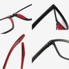 1 Pack Progressive Multifocus Photochromic Reading Glasses For Women Men, Comfortable And Flexible, Sports Anti-blue Light Reading Glasses With Spring Hinges(Clear/Grey,2.5x) view 4