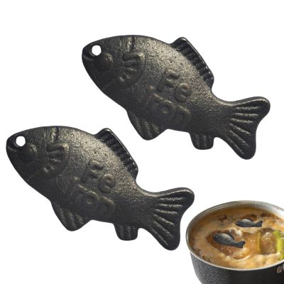 Iron Fish, 2 Pieces Iron Fish for IronDeficiency, Reusable Natural IronSupplement, Dietary Support Solution for Vegans, Pregnant Women & Athletes