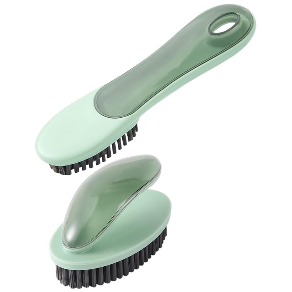 GANAZONO 2pcs Shoe Cleaning Brush Laundry Washing Brush Household Laundry Shoes Scrub Comfortable Grip for Cleaning