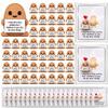 Gejoy 50 Sets Positive Mini Figurines Gifts Miniature Emotional Mini Rubber Toy with Positive Card Gift Bags Inspirational Birthday Gifts for Coworkers Employees (Potato) view 1