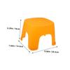 VICASKY 2pcs Small Plastic Stool Step Stool for Bathroom and Toilet, Compact Yellow Footstool with Hole, Lightweight Multipurpose Shower and Training Seat for Boys and Girls and Adults view 2