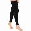 20 30mmHg Black Thigh High Compression Stockings Footless Compression Socks For Women & Men Splatter Bodysuit (Black, M) view 1