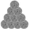 10 Pcs Metal Kitchen Scrubbing Pads Scrubs for Dishes, Pans, Pots, Ovens, Grills, Sinks(Sliver) view 2