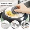 10 Pcs Metal Kitchen Scrubbing Pads Scrubs for Dishes, Pans, Pots, Ovens, Grills, Sinks(Sliver) view 4