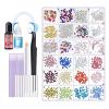 Tooth Gem Kit, Cosmetic Decoration, Tooth Enhancement, Professional Application, Safe Adhesive Formula, 1 Set Clear Rainbow, for Cracks, Chips, Restoration & Style view 1