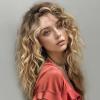 12 Inch Curly Clip-in Hair Extensions, Set of 4 Golden Wavy High Temp Fiber Hairpieces, No Salon Needed, Easy Clip Design for Instant Glam Look view 2