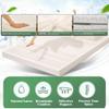 Natural Latex Mattress for Allergy Relief Pressure Relief for Back Pain Soft & Comfortable Enhanced Support Thick Design for Optimal Sleep Quality view 4