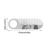 Beard Comb, Small Mustache Styling Brush, 4.02x1.26x0.08 Inches Easy Clean, Anti-Snag Portable Shaping Tool, Double-Purpose Hair Detailing Groomer for Men, Father, Husband view 2