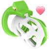 Washable Green And White Plastic Indoor Multi-Functional Birdcage, Special Wearable Cage, Couple Gift - D3-Uk view 1
