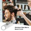 Beard Comb, Pocket Comb for Moustache | Portable Anti-Breakage Shaping Tool, Detailed Brush Function Gift for Party Birthday view 2