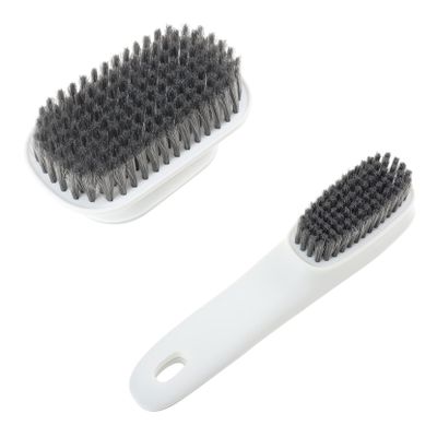 NIYANGLE Cleaning Brush for Shoes and Clothes Laundry Multipurpose Long Handle Scrub Brush Soft Bristles for Home Cleaning