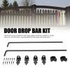 Walmeck Door Drop Bar Kit Heavy Duty Stable Ground Latch Set for Large Doors Fences view 2