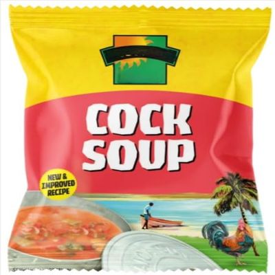 Cock Soup 50g (Pack of 60) "A warm bowl of soup can be incredibly comforting"