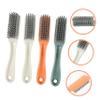 SAFIGLE 4pcs Long Handle Brush Shoes Washing Brush Clothes Washing Tool for Shoes and Clothes Cleaning Random Color view 2