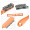 SAFIGLE 4pcs Long Handle Brush Shoes Washing Brush Clothes Washing Tool for Shoes and Clothes Cleaning Random Color view 4