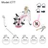 Crystal Clear Fitness Exercise Cage (Curved), Carries Removable Silicone Spikes, Never Before Seen Wonderful Presence Combined (UKA168) (Black, C7T) view 2