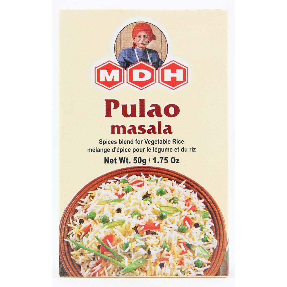 MDH Masala Combo Pack 18 Assorted Indian Spice Mixes | authentic taste and aroma, making cooking quick, flavorful,Great for Indian households (Pack of 2, Pulao Masala)