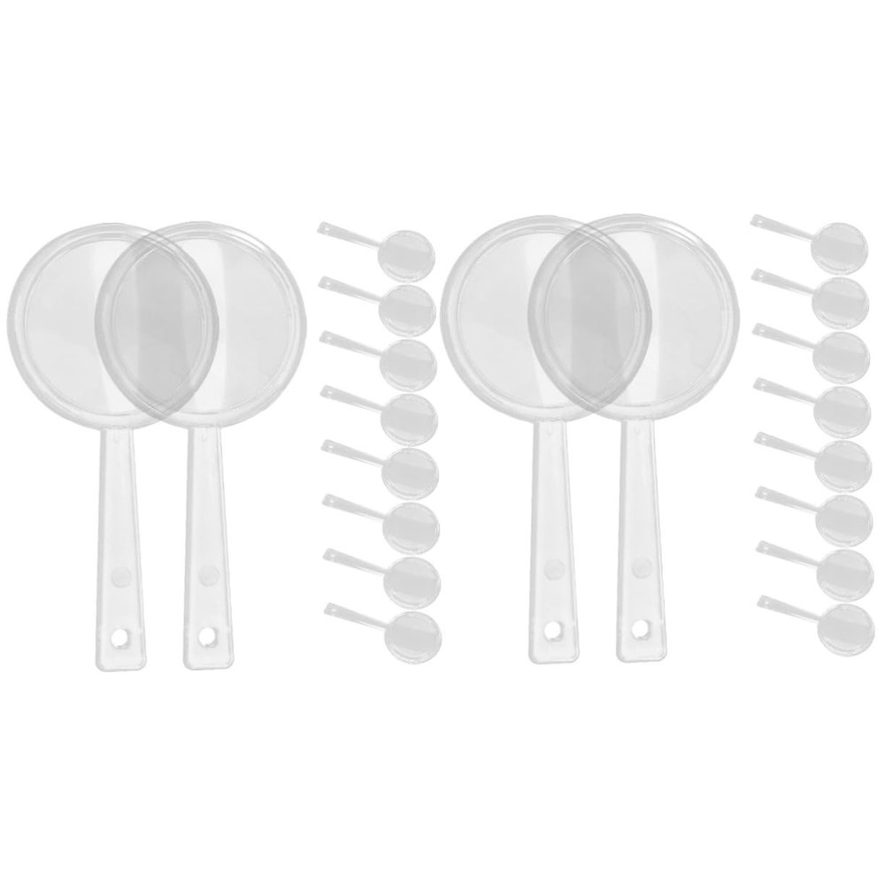 CTIRCHIU 40pcs Boys and Girls Handheld Magnifying Glass for Reading Explore Magnifier Portable Magnifying Lens for Toddlers
