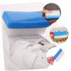 CTIRCHIU 6pcs Shoe Washing Brush and Hard Bristle Cleaning Scrub Set with Plastic Handles, Sturdy Shoe and Clothing Cleaning Tools for Household Laundry and Footwear Care in Blue view 2