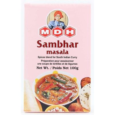 MDH Masala Combo Pack 18 Assorted Indian Spice Mixes | authentic taste and aroma, making cooking quick, flavorful,Great for Indian households (Pack of 3, Sambhar Masala)