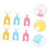CALLARON 18pcs Manual U-Shaped Toothbrush for Boys and Girls Handheld Tooth Cleaner for Boy Girl for Teeth Cleaning at Home Random Color view 2