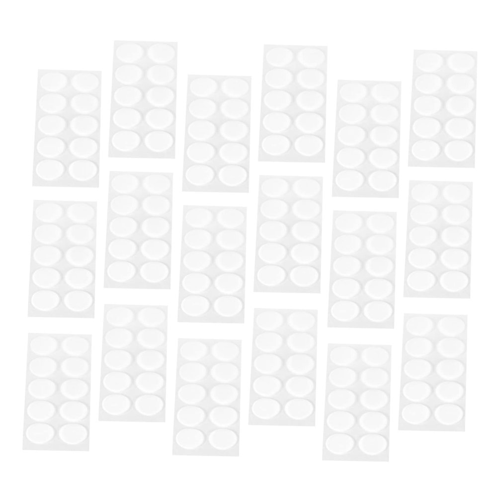 SAFIGLE Ear Lobe Support Patches Anti-Pain Cushion Accessories for Earrings 120 Sets Pe Material to Prevent Easy to Use Suitable for Ear Clip Earrings