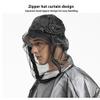 Ailan Mosquito Jacket With Hood Stylish And Effective Insect Oversized Anti-mosquito Helmet With Net Mosquito Shirt, black-glove-top, S/M view 2